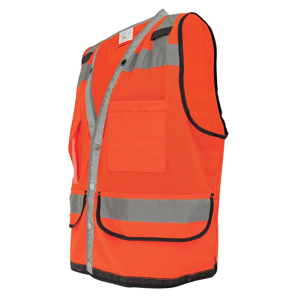 Orange Safety Vests - Global Glove - Reflective Design