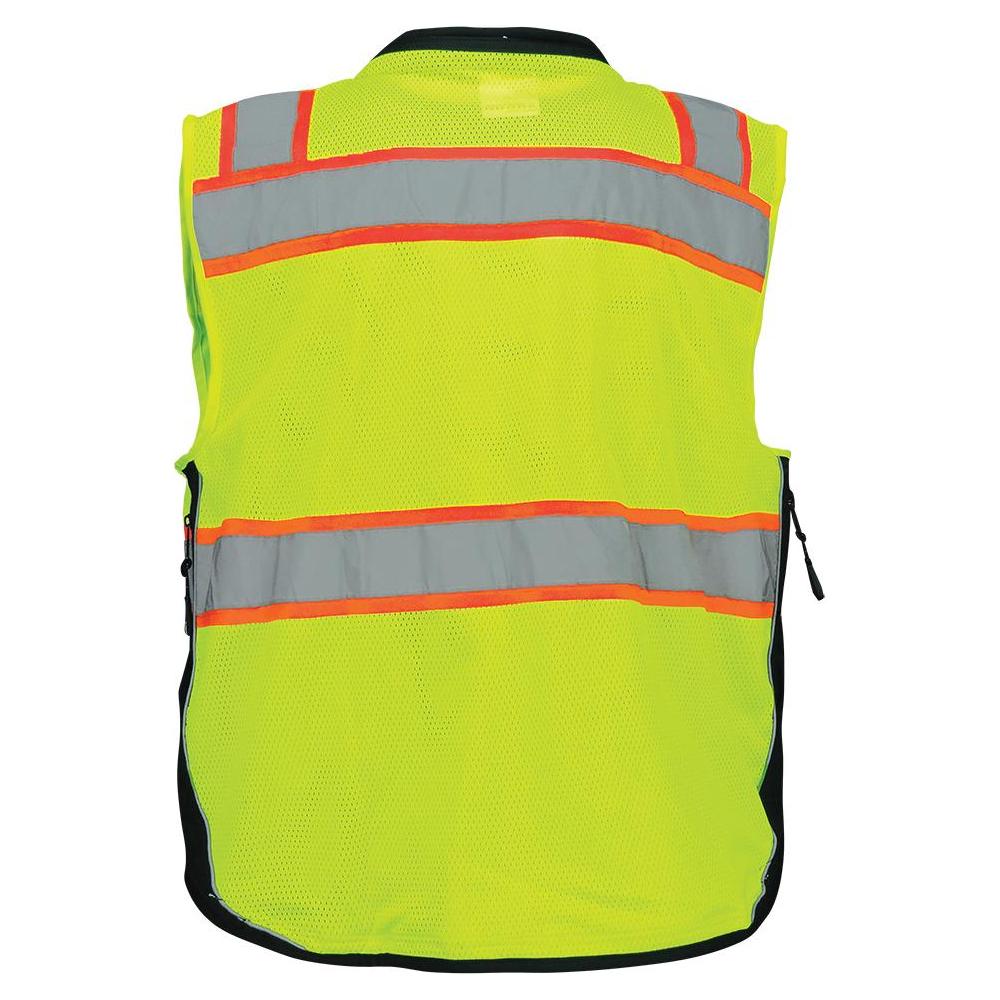 Yellow/Lime Safety Vests - Global Glove - Reflective Design