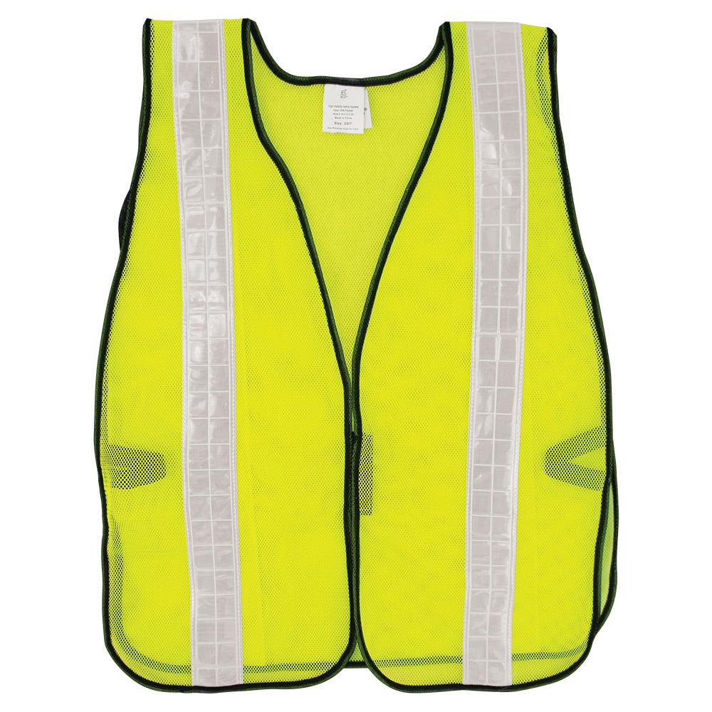 Orange Safety Vest - Global Glove - Reflective Mesh