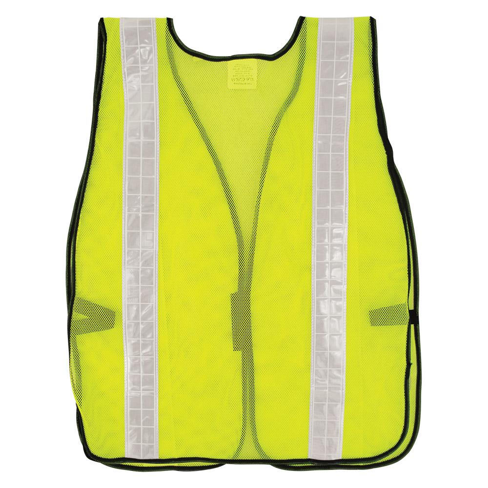 Orange Safety Vest - Global Glove - Reflective Mesh