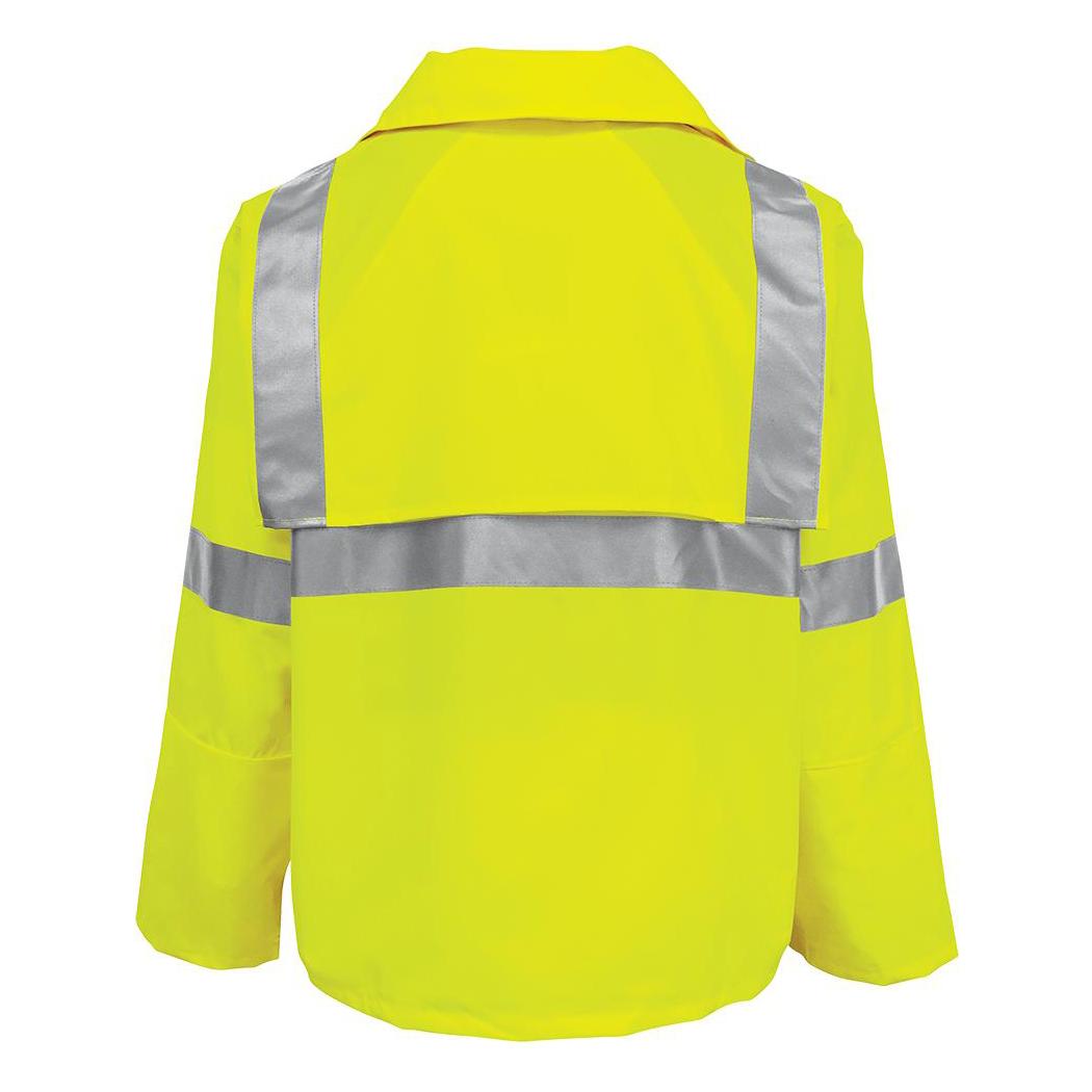 Yellow/Lime Rain Jacket - Global Glove - Flame Retardant