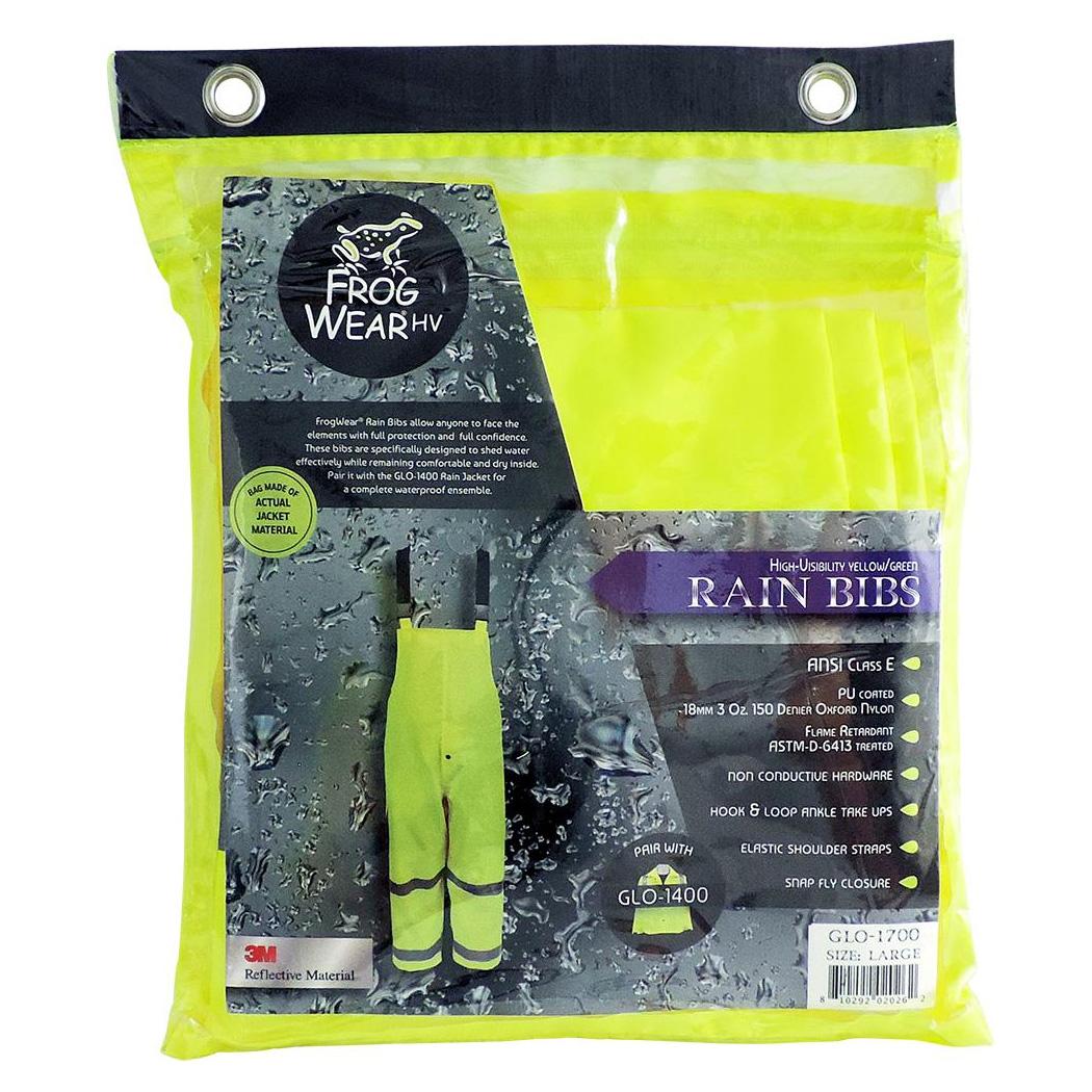 Yellow/Lime Rain Pants - Global Glove - Waterproof Gear