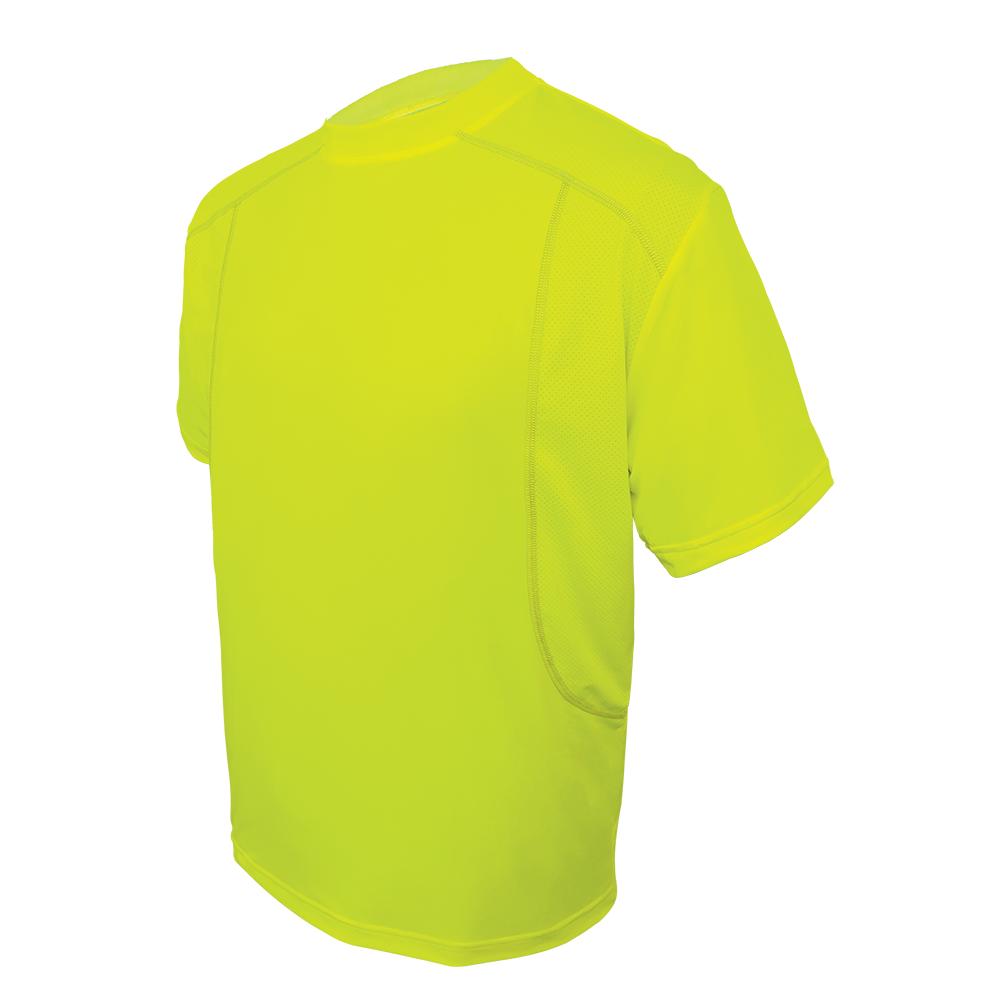 Yellow/Lime Safety Shirt - Global Glove - Breathable Fabric