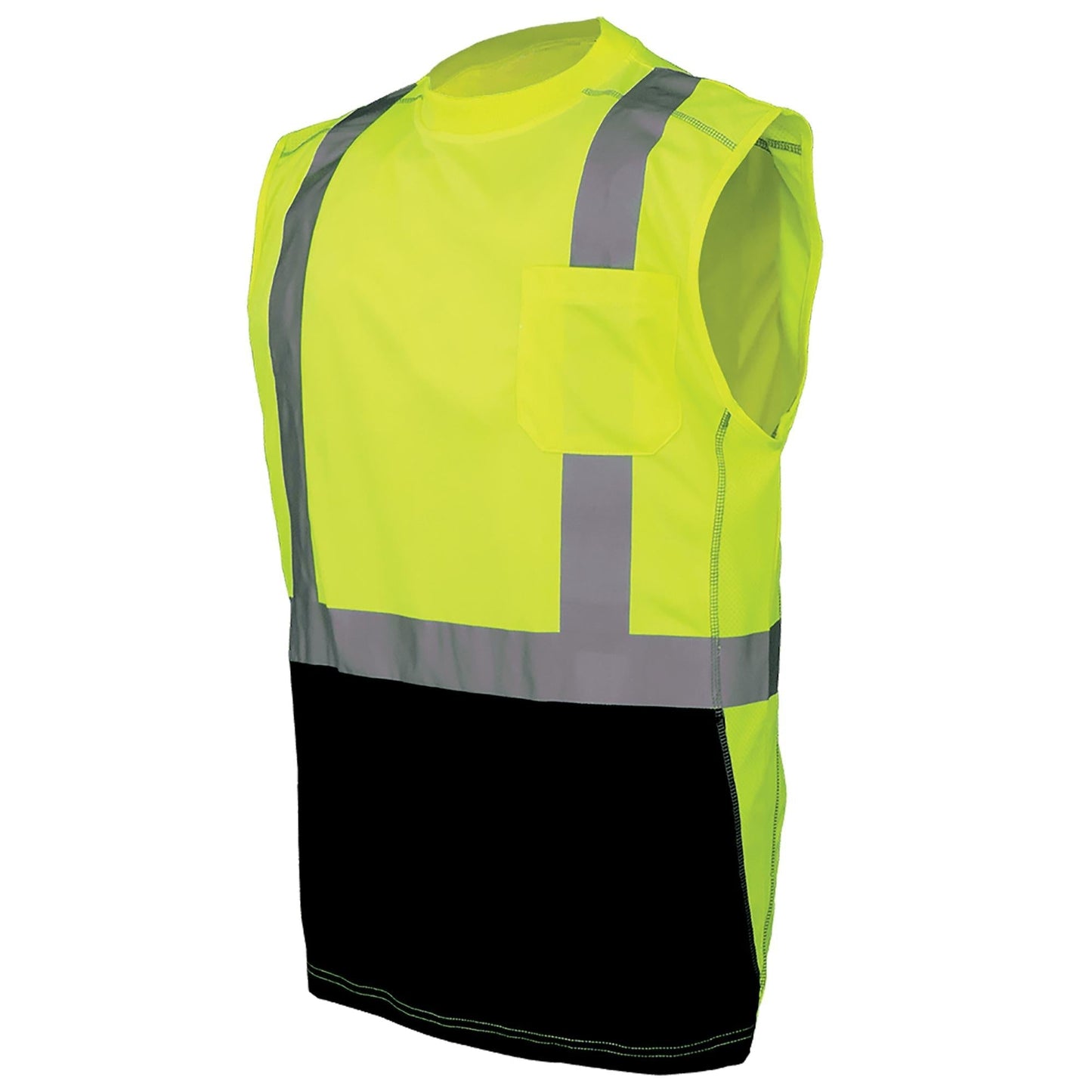 Yellow/Lime Safety Shirt - Global Glove - High-Visibility