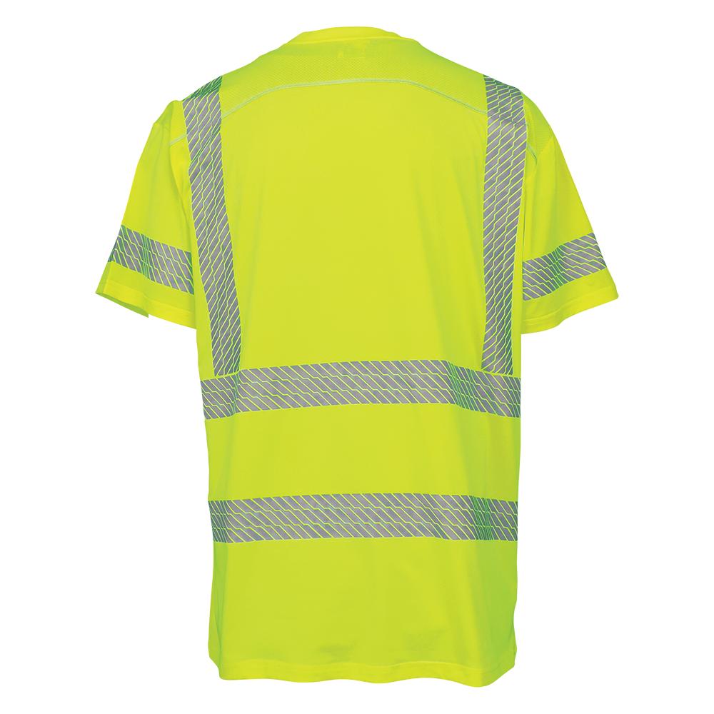 Yellow/Lime Safety Shirt - Global Glove - Breathable Mesh