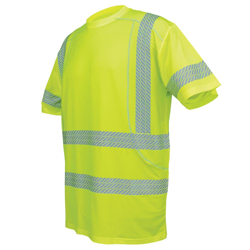 Yellow/Lime Safety Shirt - Global Glove - Breathable Mesh
