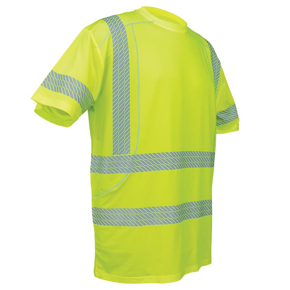 Yellow/Lime Safety Shirt - Global Glove - Breathable Mesh