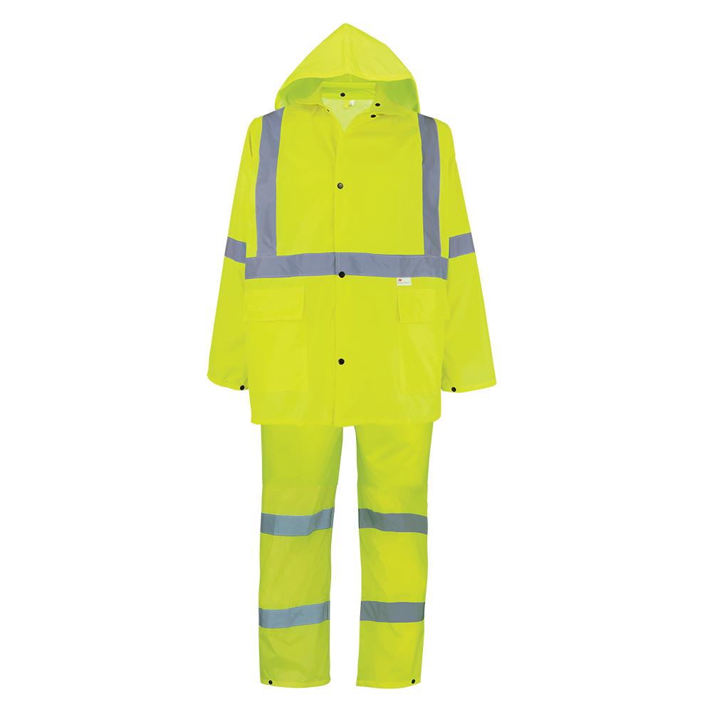 Yellow/Lime Rain Suit - Global Glove - Waterproof Design