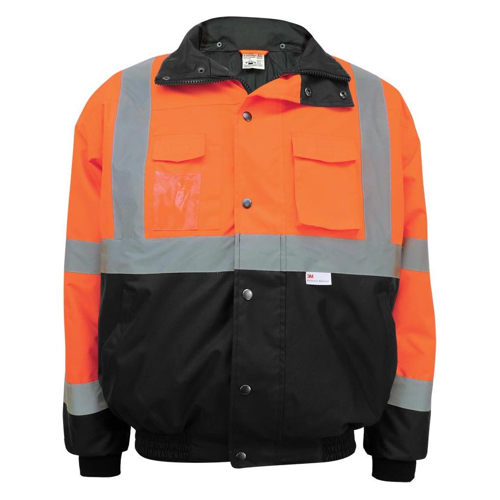Yellow/Lime Safety Jacket - Global Glove - Waterproof