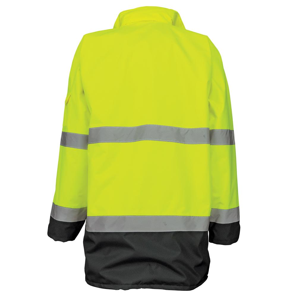 Yellow/Lime Safety Jacket - Global Glove - Waterproof