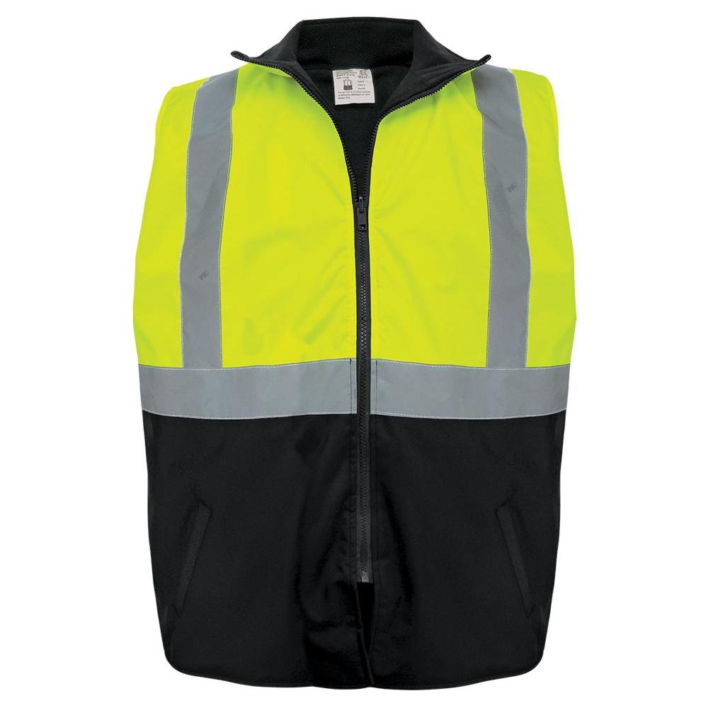 Yellow/Lime Safety Jacket - Global Glove - Waterproof Design