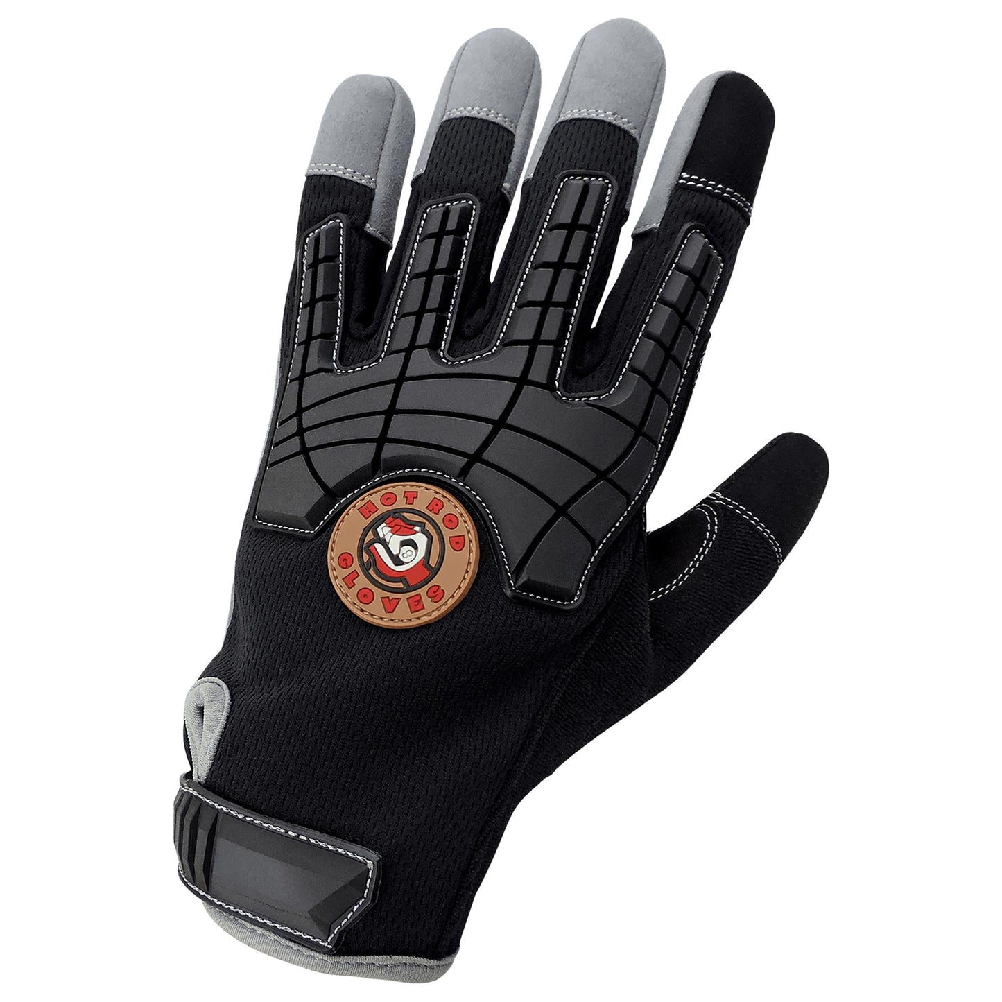 Black Leather Gloves - Global Glove - Touchscreen Compatible
