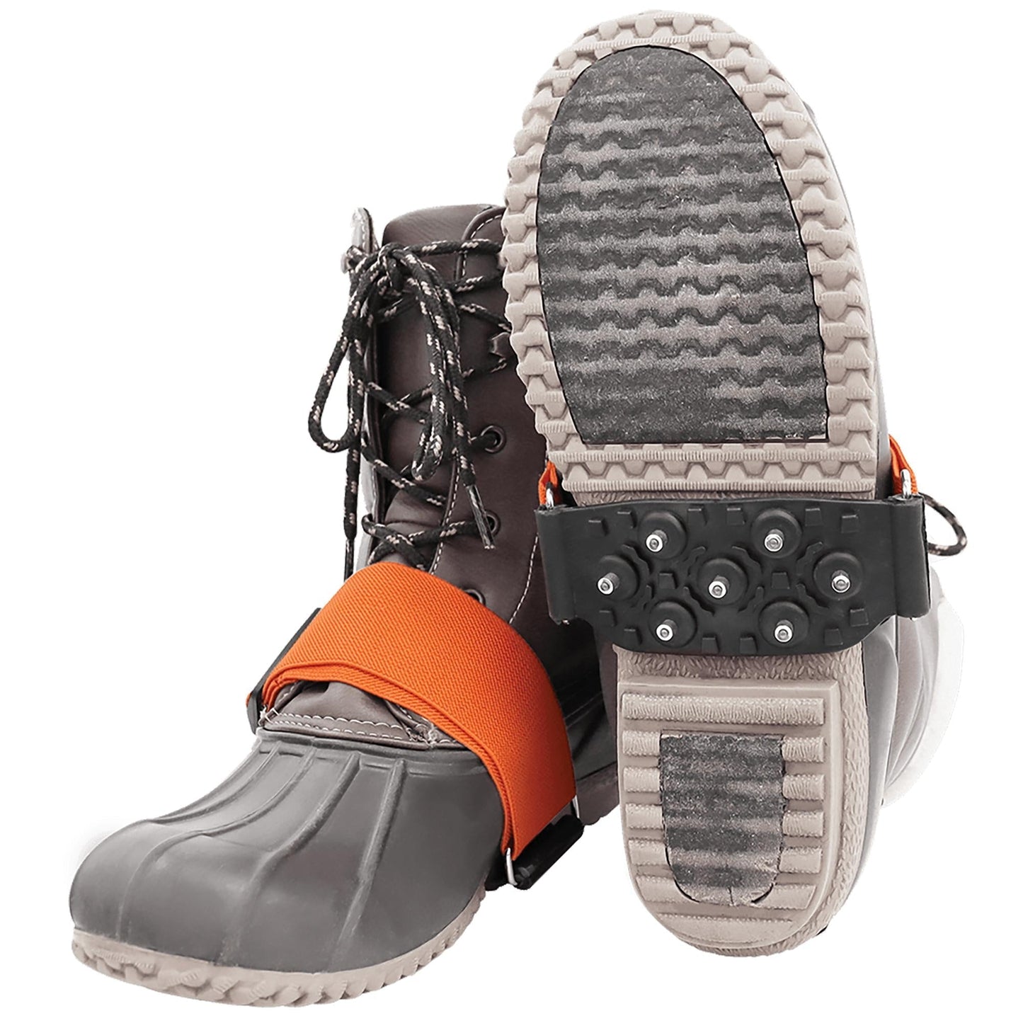 Black Ice Traction - Global Glove - Anti-Slip Cleats