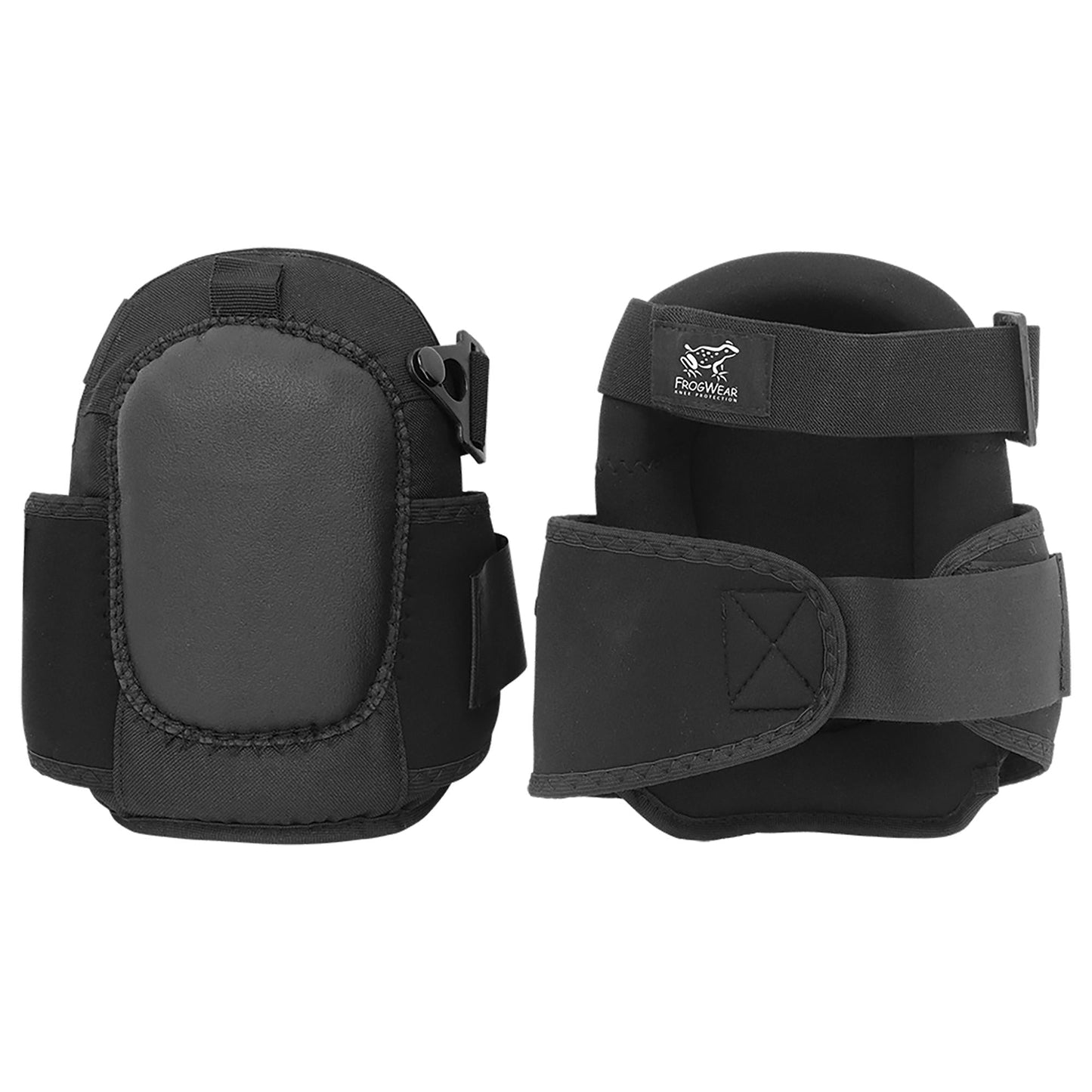 Black Knee Pads - Global Glove - Lightweight Comfort