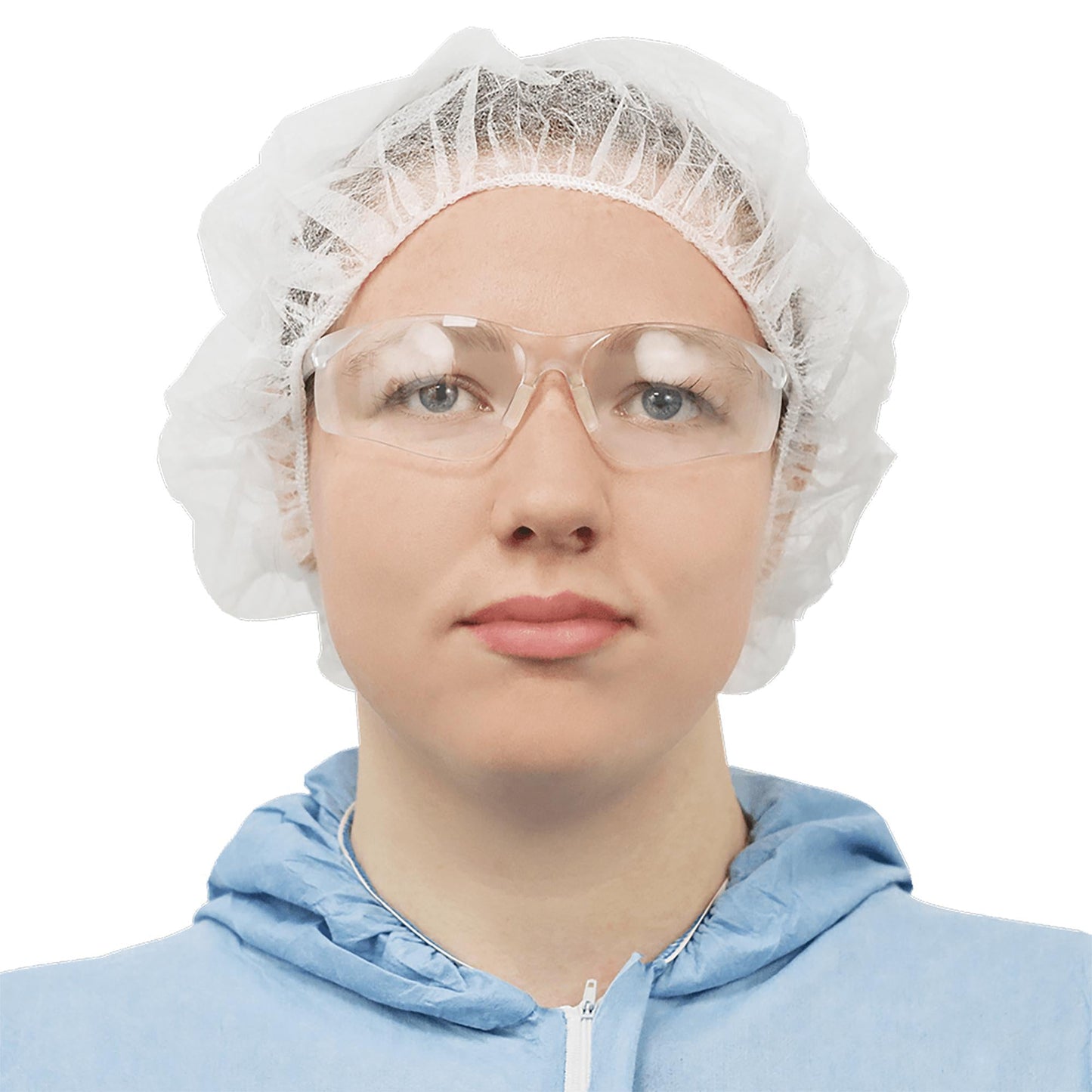 Blue Hair Nets - Global Glove - Disposable Caps