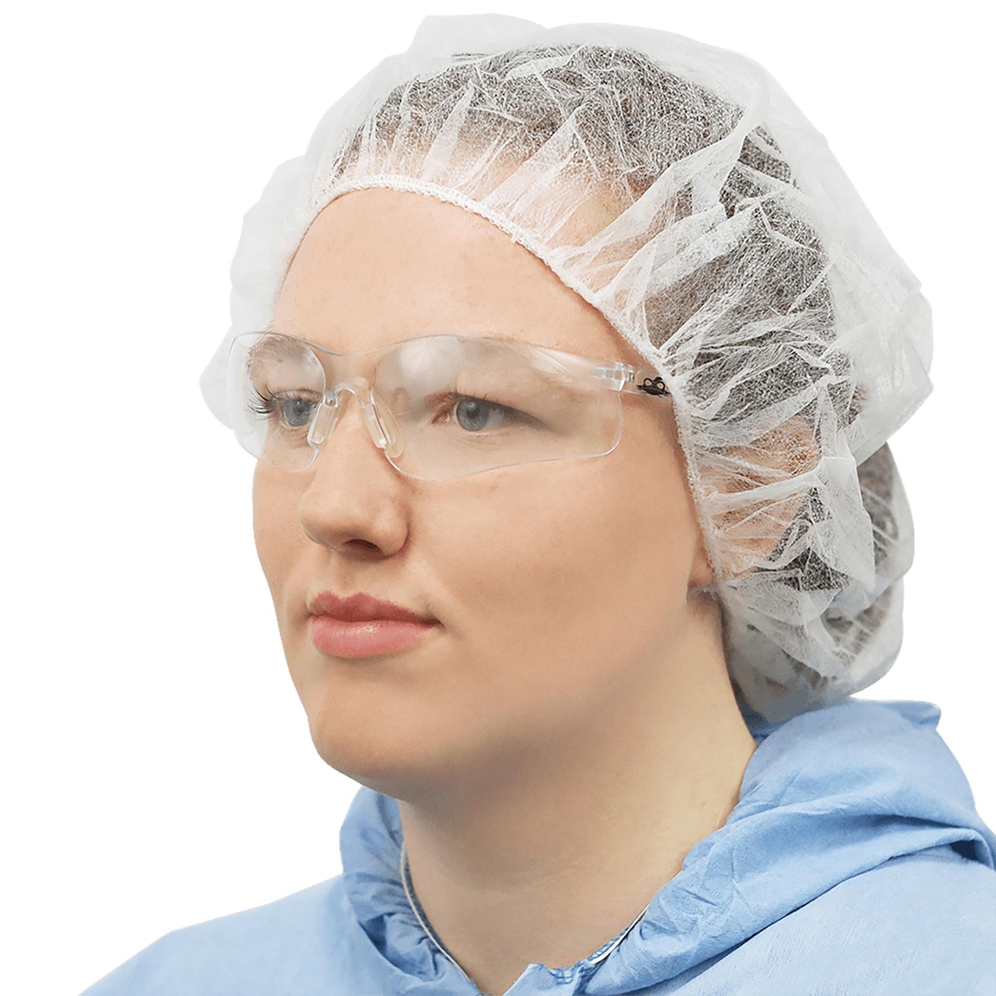 Blue Hair Nets - Global Glove - Disposable Caps