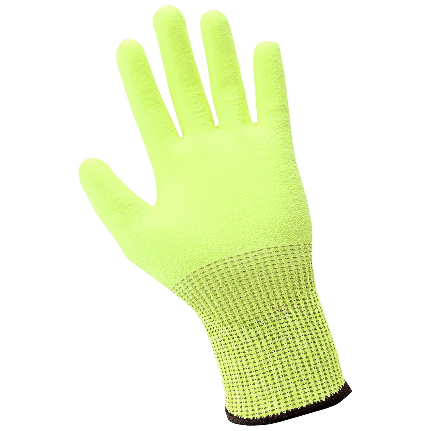 Yellow/Lime String Knit Gloves - Global Glove - Cut Resistant
