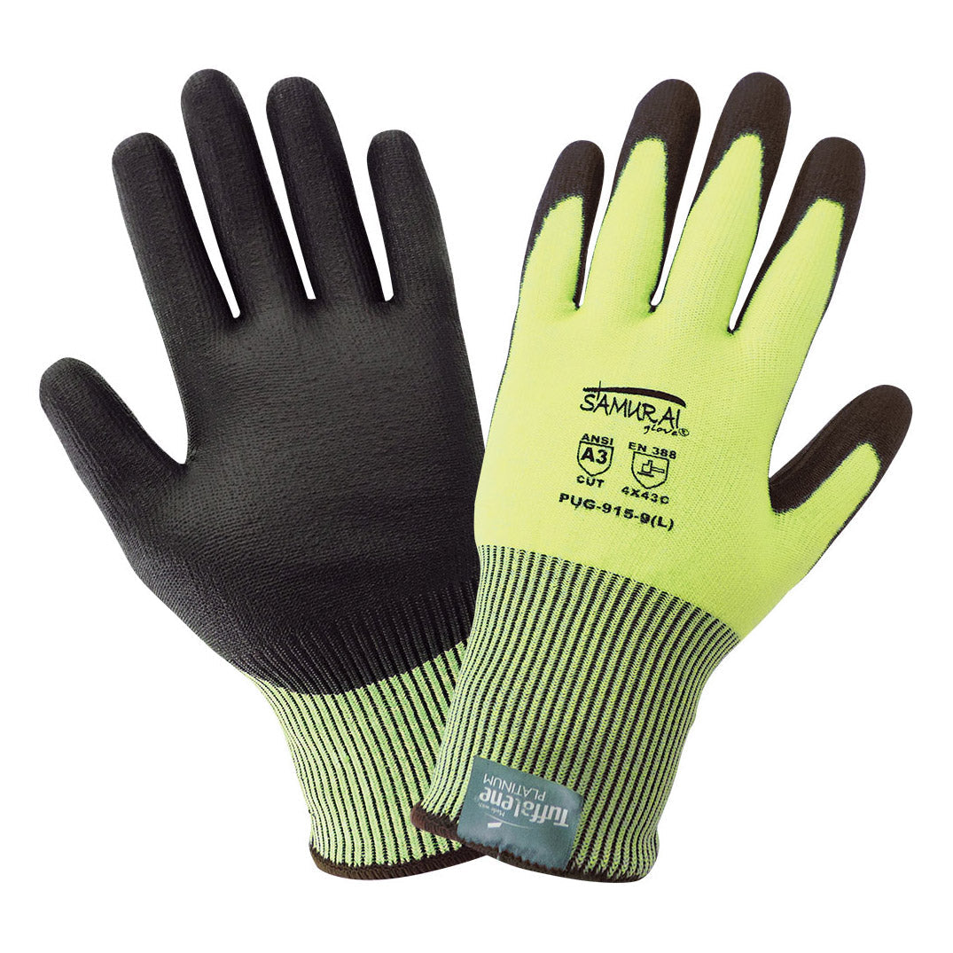 Yellow/Lime Knit Gloves - Global Glove - High Visibility