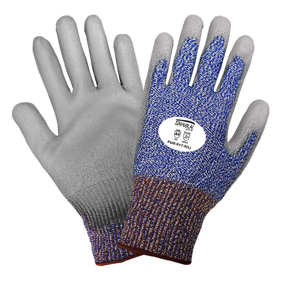 Blue Cut Resistant Gloves - Global Glove - Durable Design