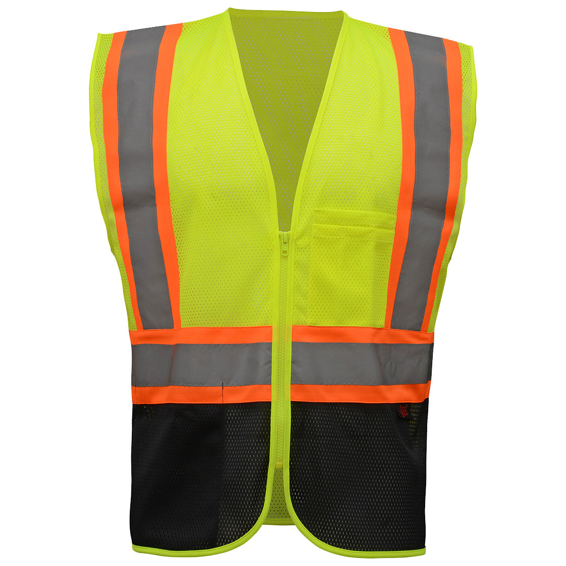 Yellow/Lime Safety Vests - GSS Safety - Reflective Mesh