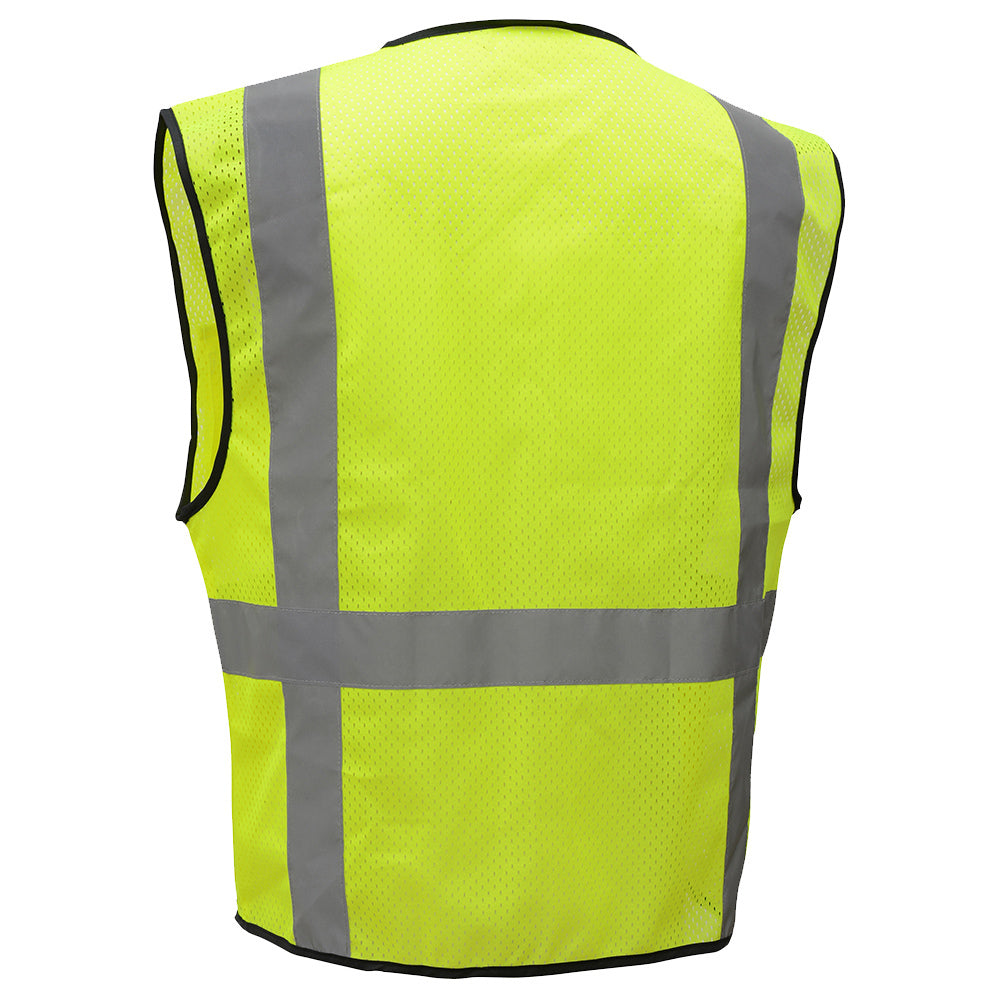 Yellow/Lime Safety Vests - GSS Safety - Premium Mesh