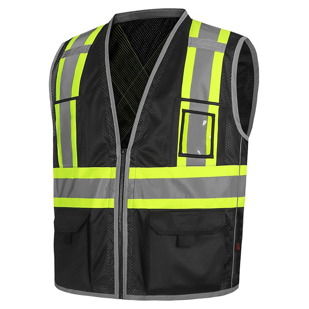 Yellow/Lime Safety Vests - GSS Safety - Reflective Mesh