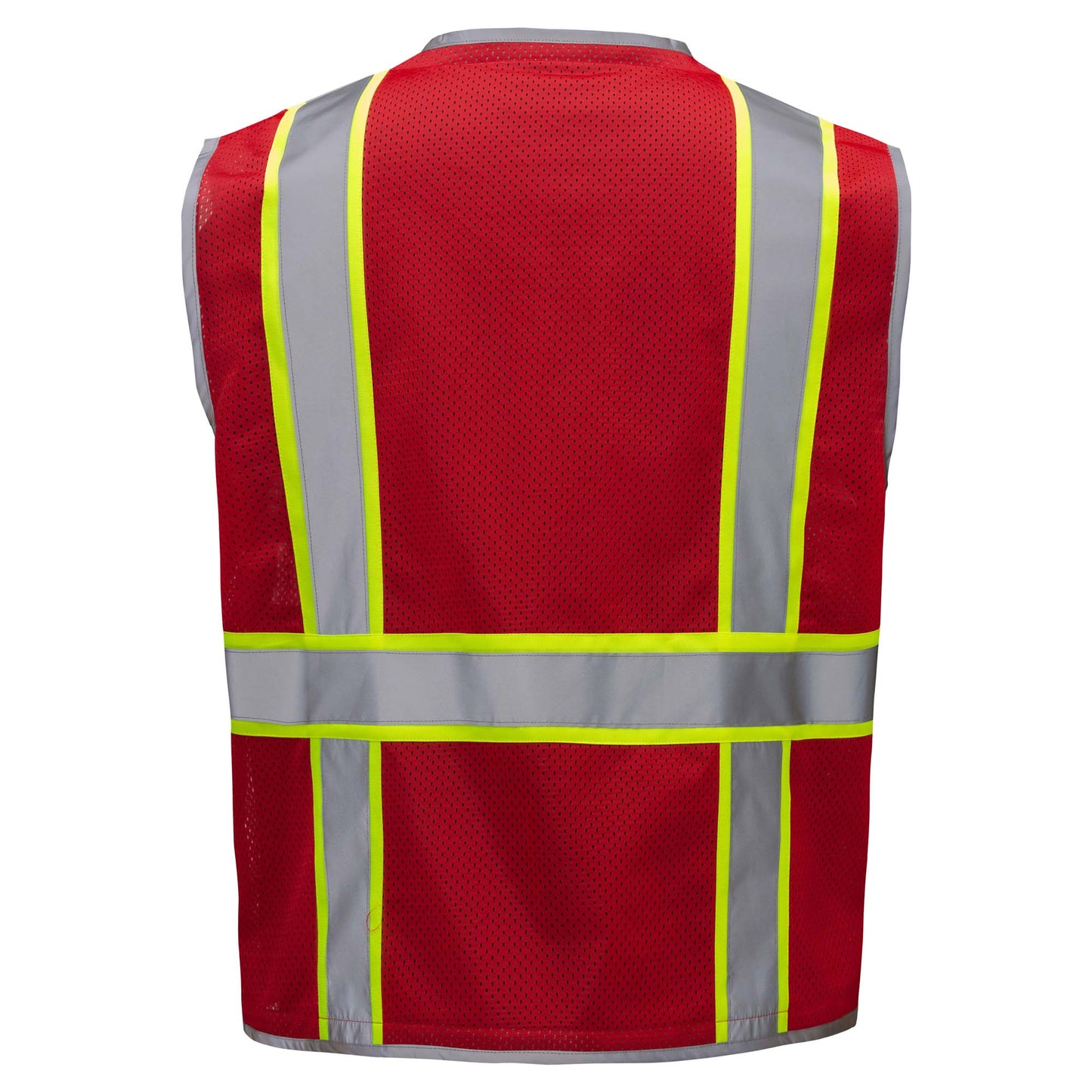 Hi-Viz Red Safety Vest - GSS Safety - Enhanced Visibility
