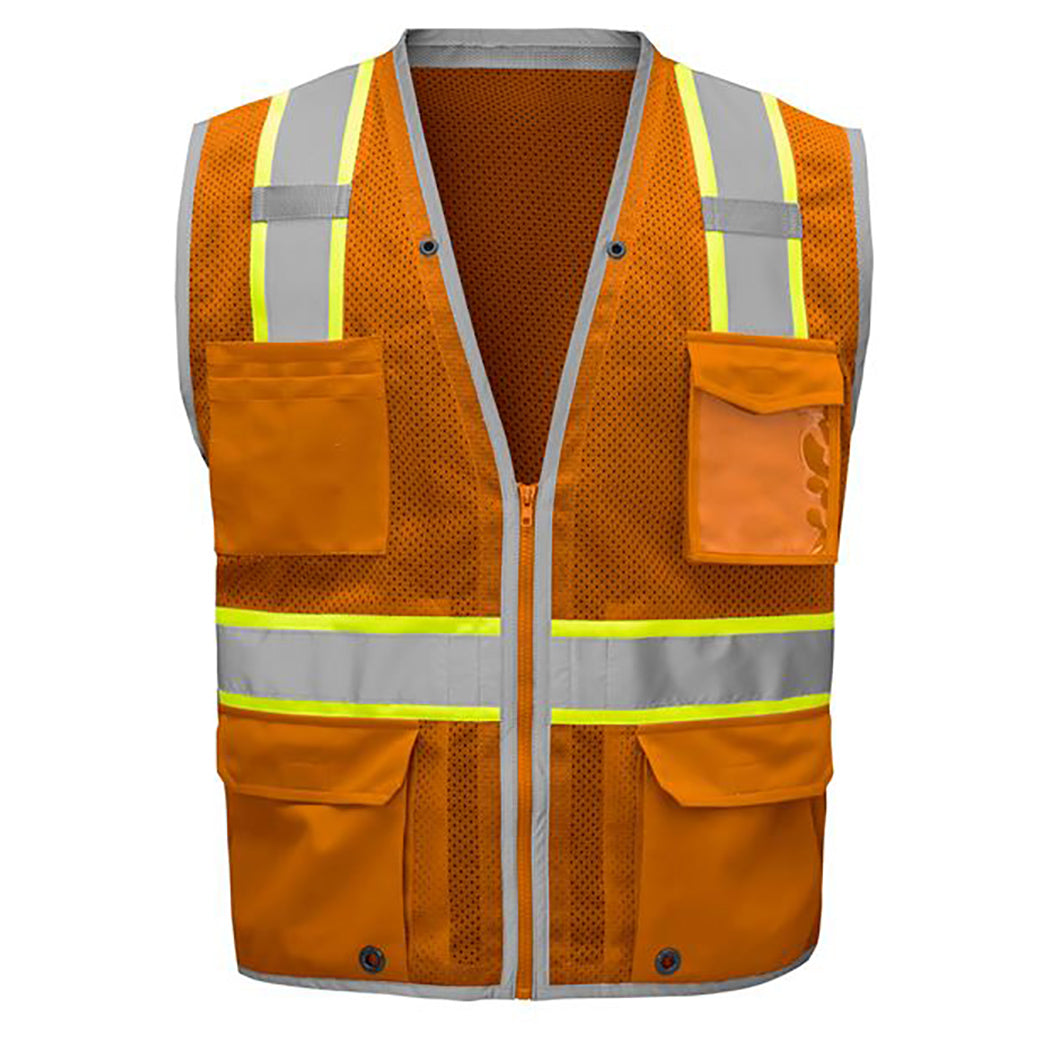 Hi-Viz Red Safety Vest - GSS Safety - Enhanced Visibility