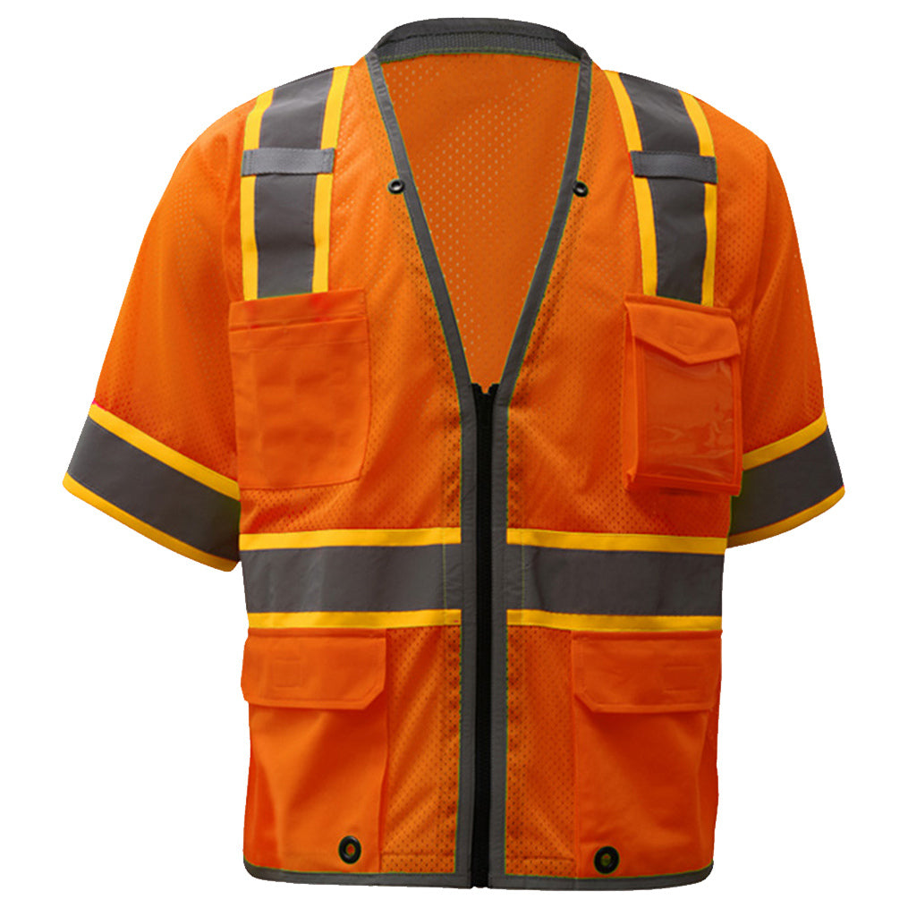 Yellow/Lime Safety Vest - GSS Safety - Reflective Design