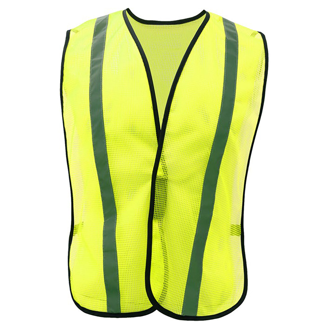 Yellow/Lime Safety Vests - GSS Safety - Adjustable Design