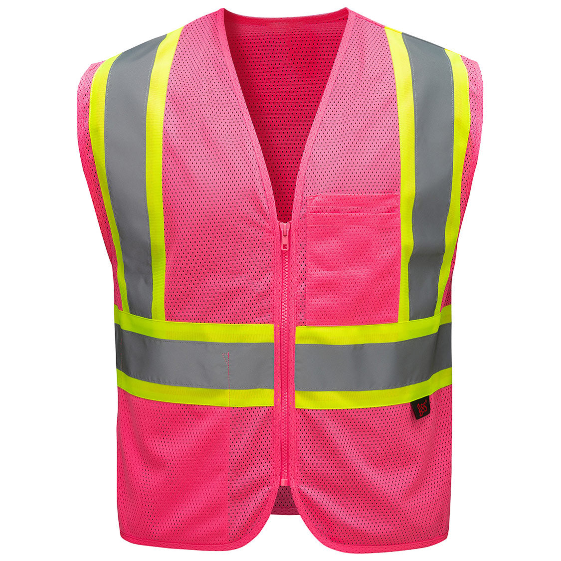 Lime/Blue Safety Vests - GSS Safety - Reflective Design