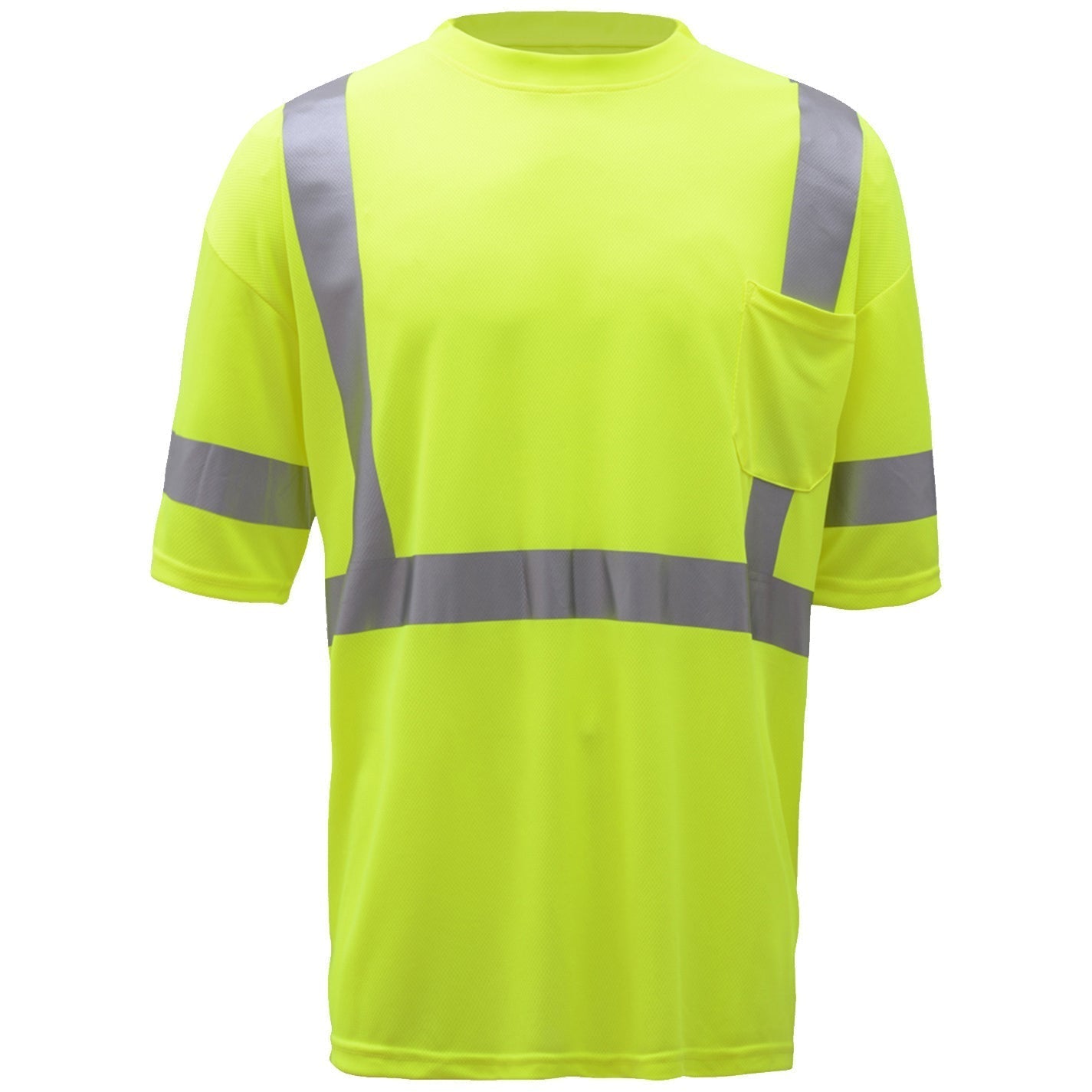 Yellow/Lime Safety Shirts - GSS Safety - Moisture Wicking