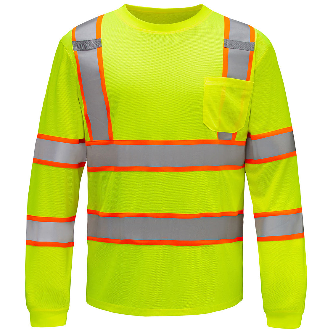 Yellow/Lime Safety Shirts - GSS Safety - Two-Tone Style