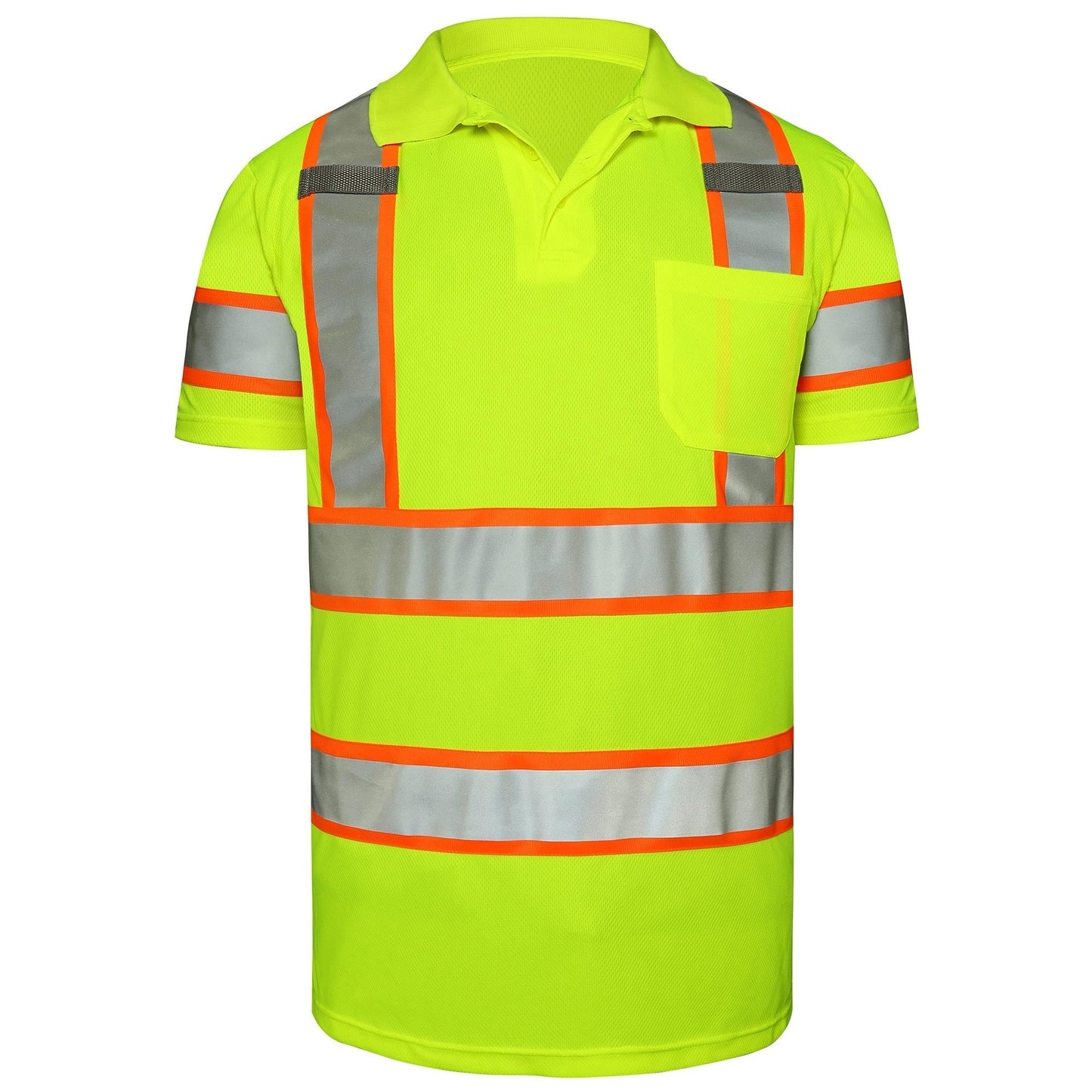 Yellow/Lime Safety Shirts - GSS Safety - Moisture Wicking