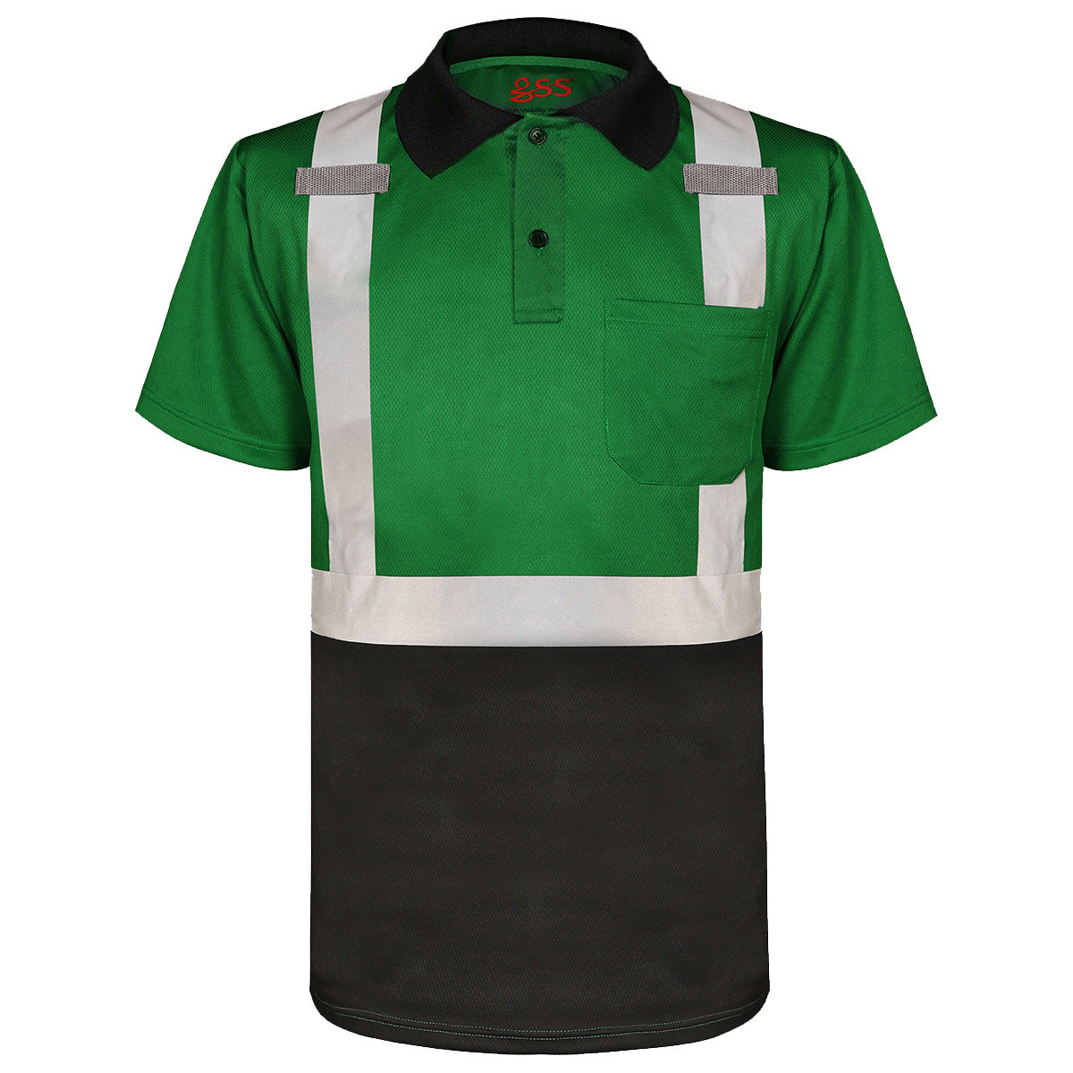 Blue Safety Shirts - GSS Safety - Breathable Polo