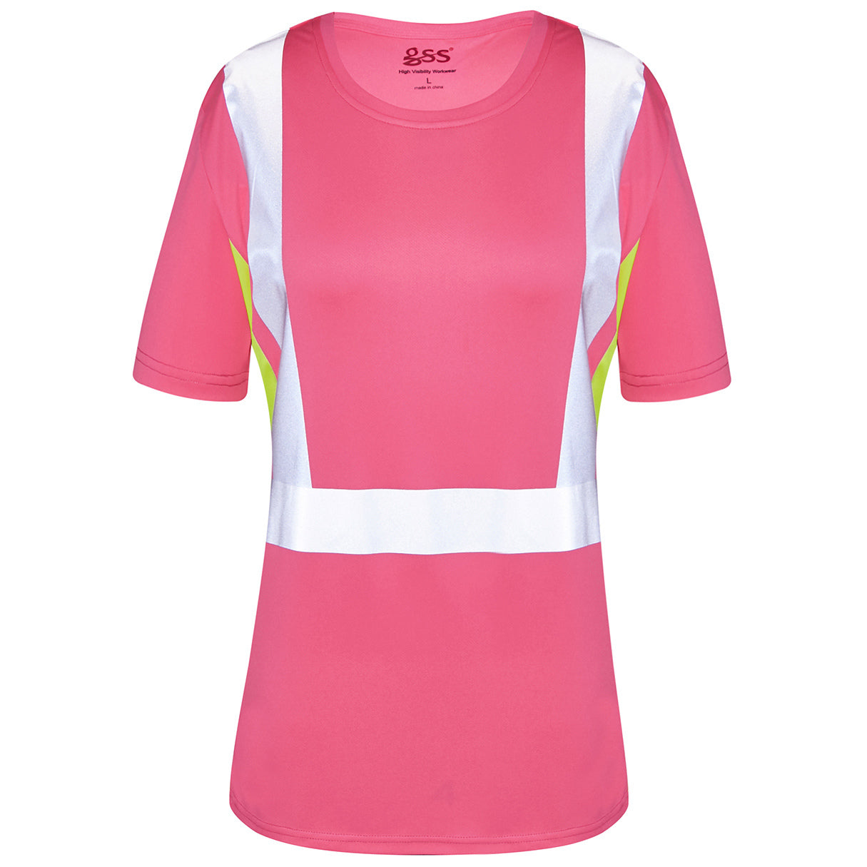 Lime Safety Shirt - GSS Safety - Moisture-Wicking