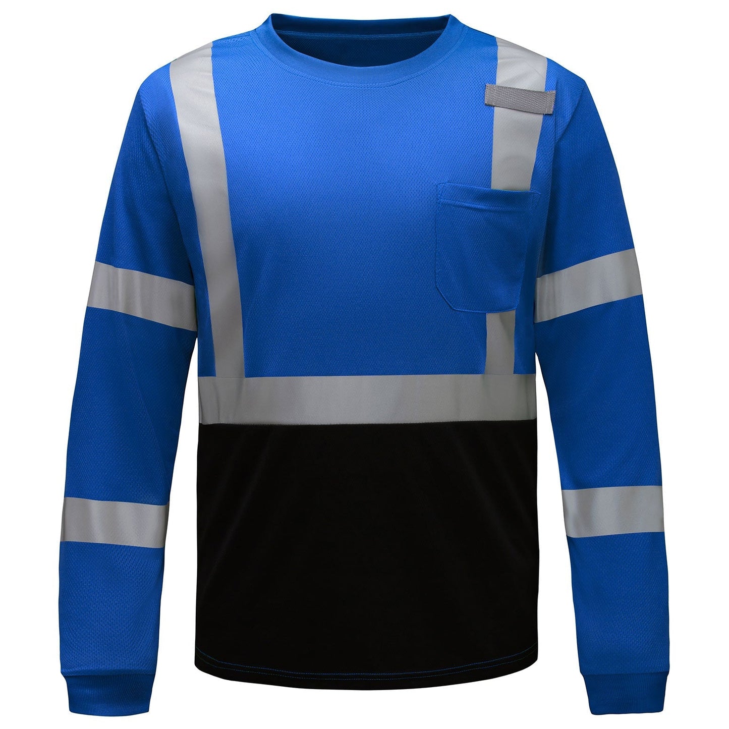 Blue Safety Shirts - GSS Safety - Moisture-Wicking Mesh