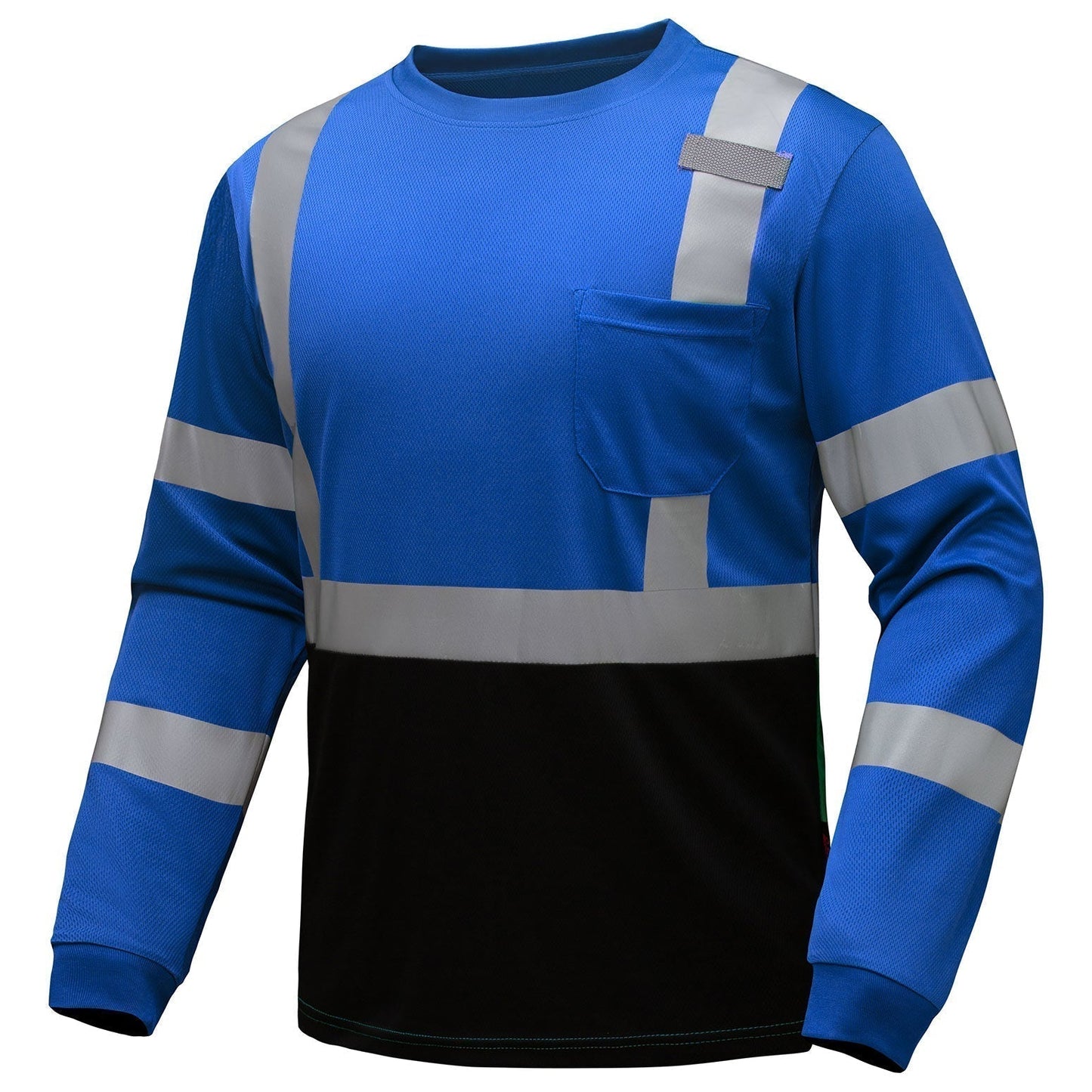 Blue Safety Shirts - GSS Safety - Moisture-Wicking Mesh
