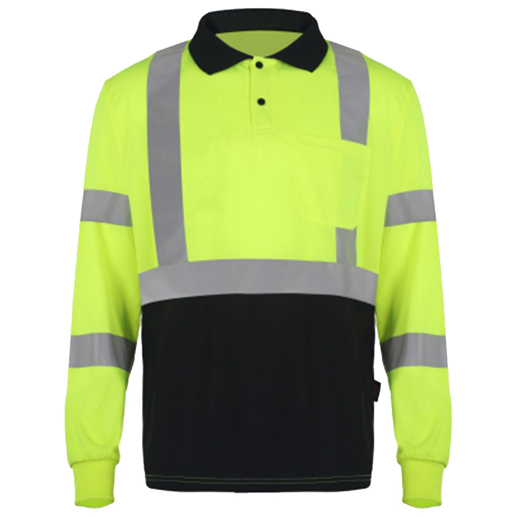 Yellow/Lime Safety Shirts - GSS Safety - Breathable Fabric