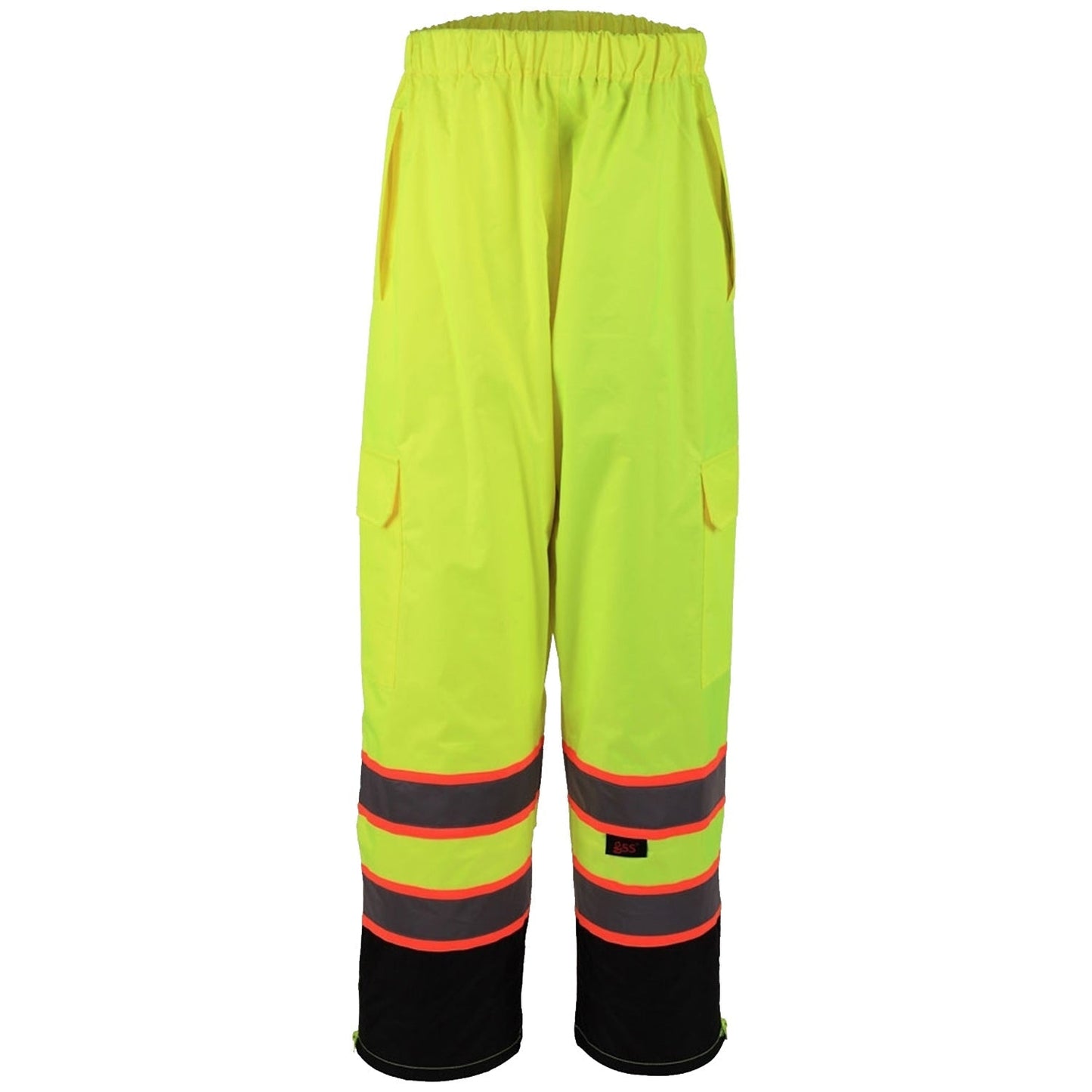 Yellow/Lime Safety Pants - GSS Safety - Waterproof Design
