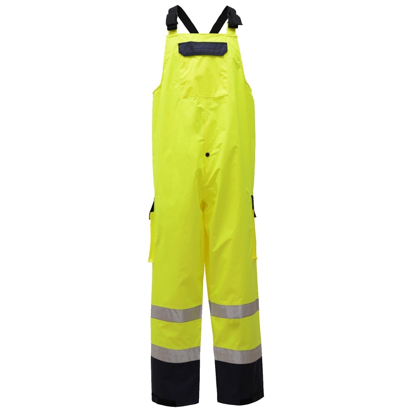 Black/Yellow/Lime Rain Bibs - GSS Safety - Waterproof Gear