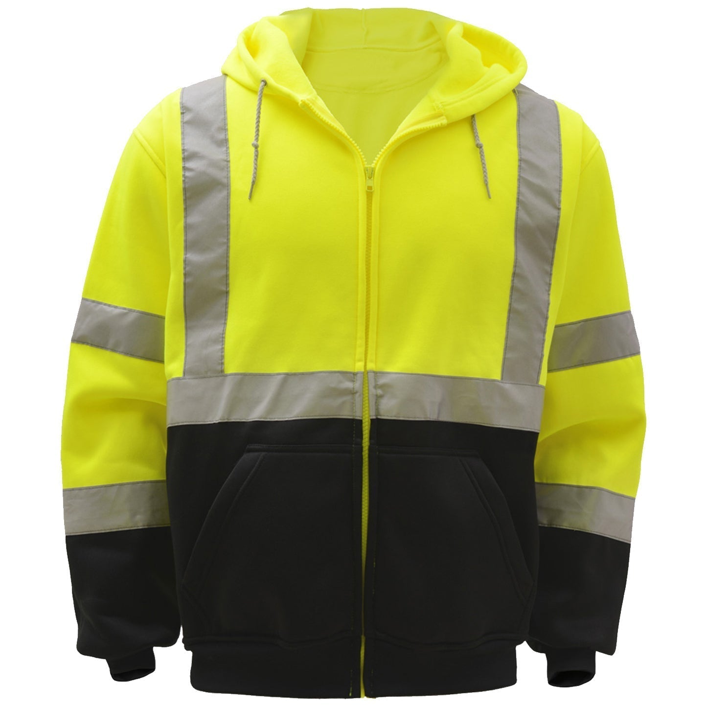 Yellow Lime Safety Sweatshirts - GSS Safety - Reflective