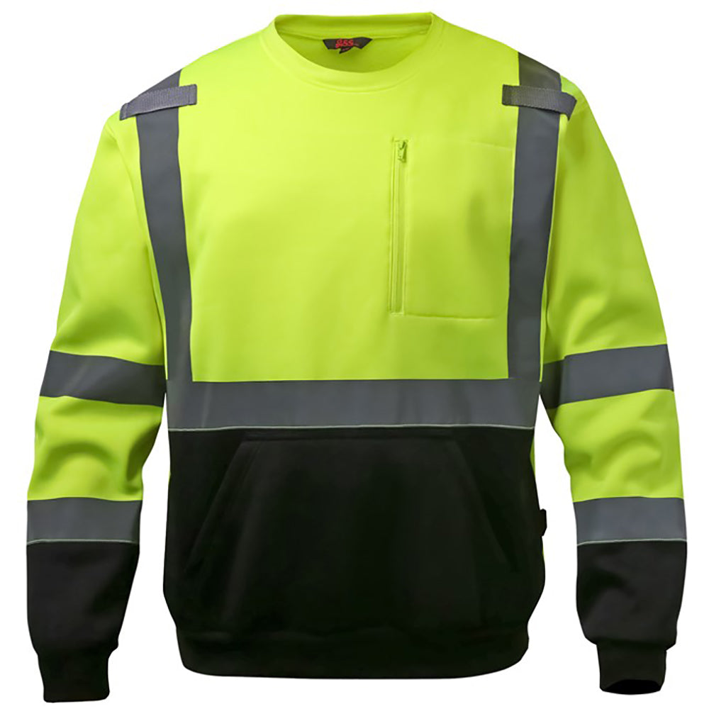 Yellow/Lime Safety Sweatshirts - GSS Safety - Reflective