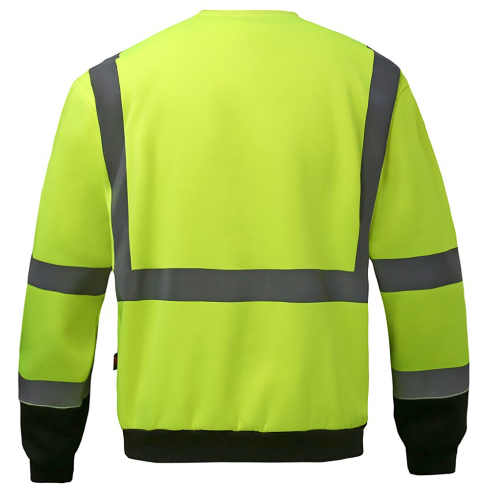 Yellow/Lime Safety Sweatshirts - GSS Safety - Reflective