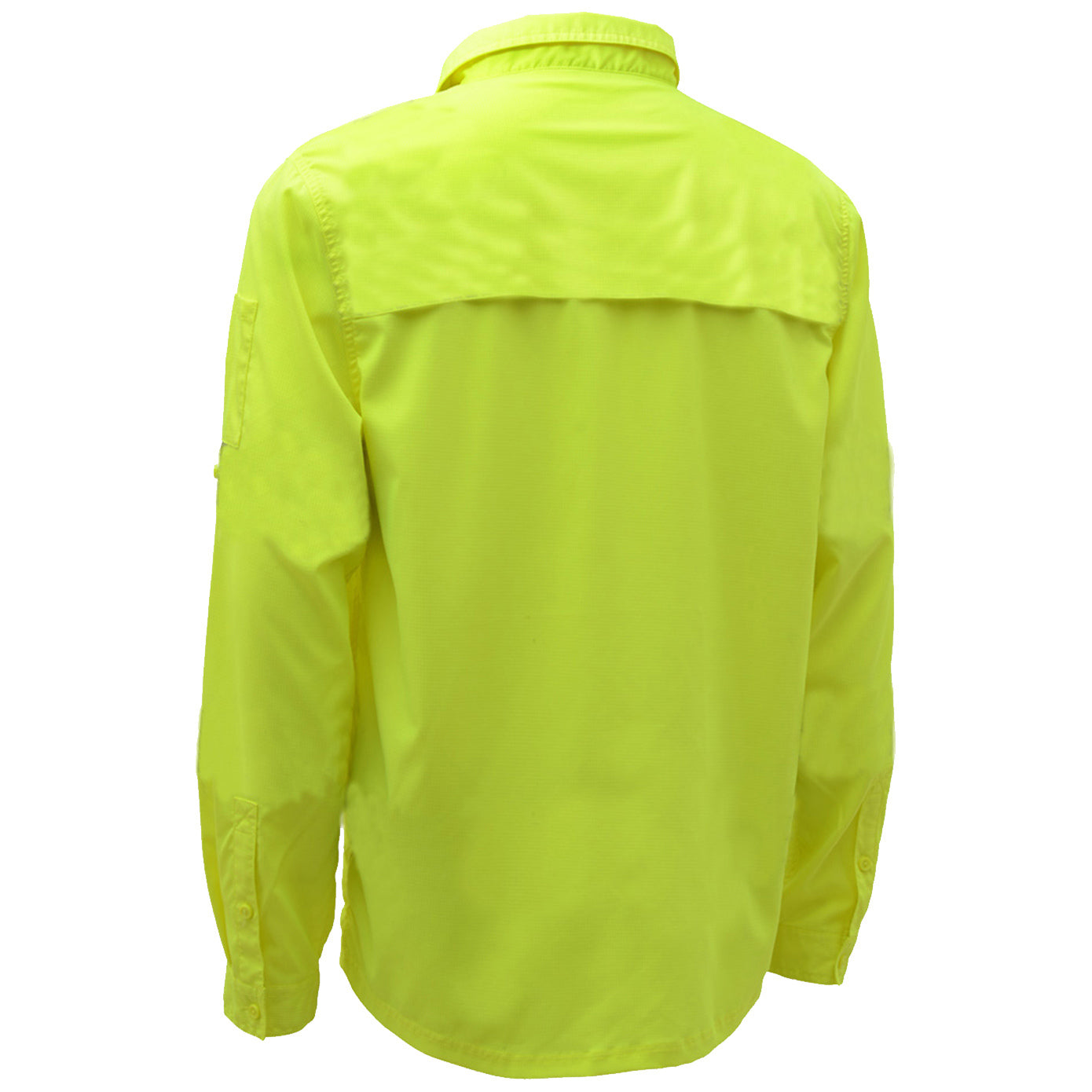 Yellow/Lime Button Up Shirt - GSS Safety - Lightweight Design
