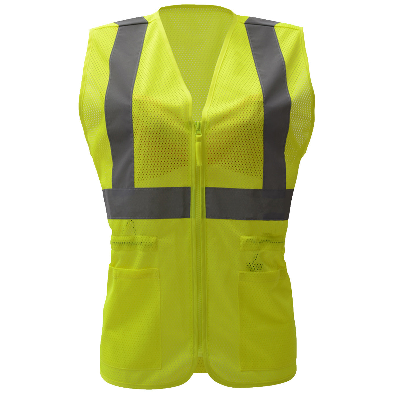 Yellow/Lime Safety Vest - GSS Safety - Reflective Design