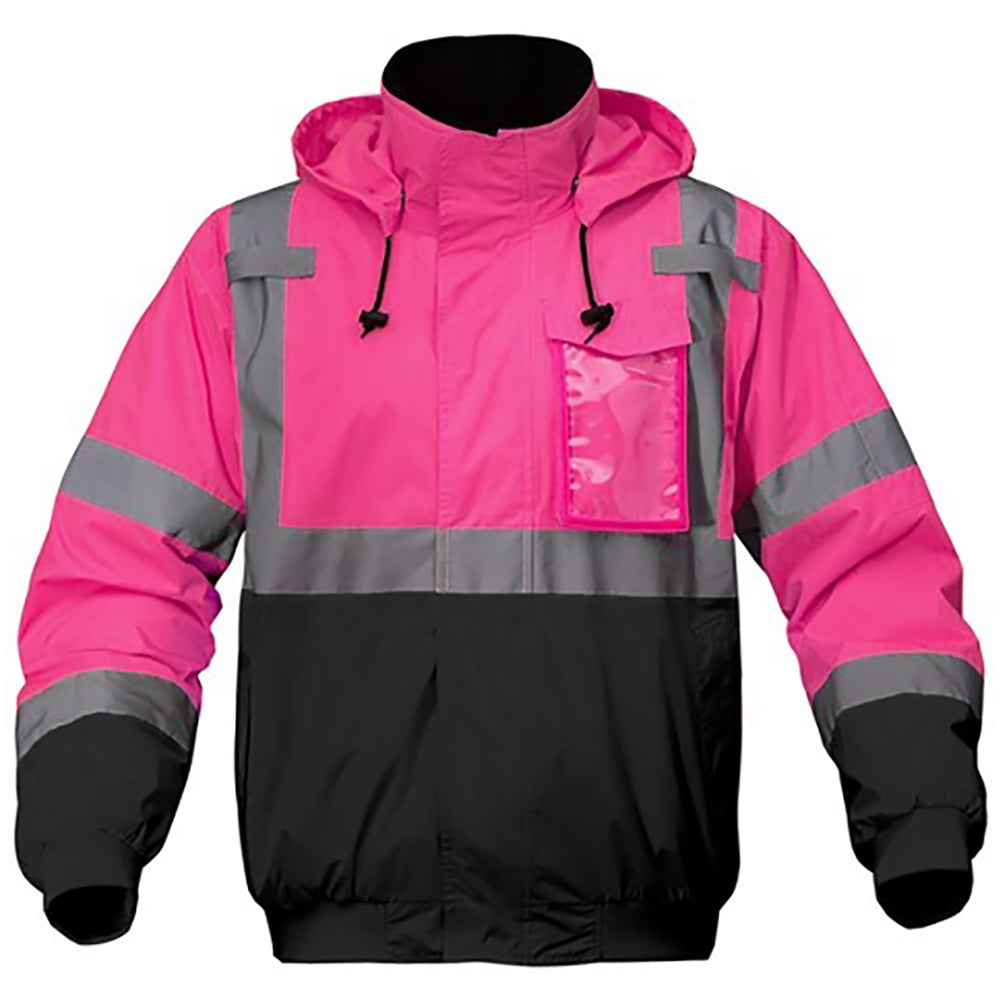 Pink Safety Jackets - GSS Safety - Insulated Bomber