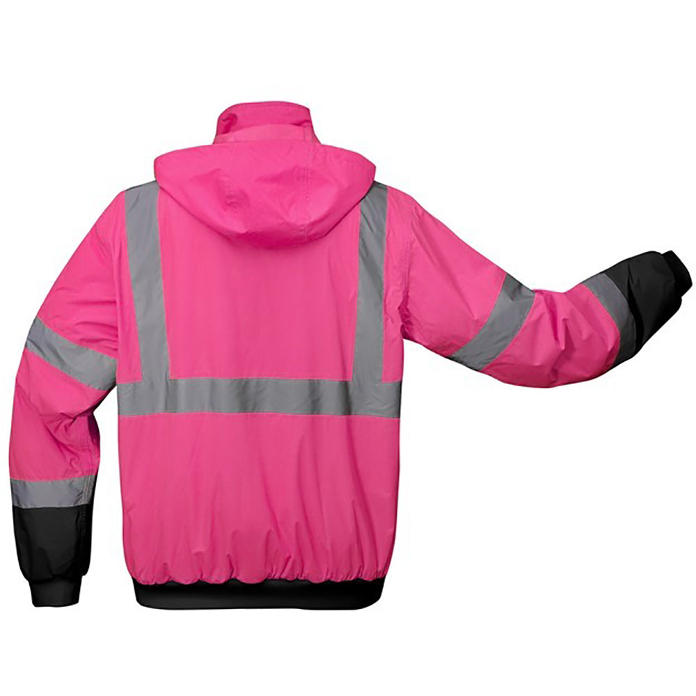 Pink Safety Jackets - GSS Safety - Insulated Bomber