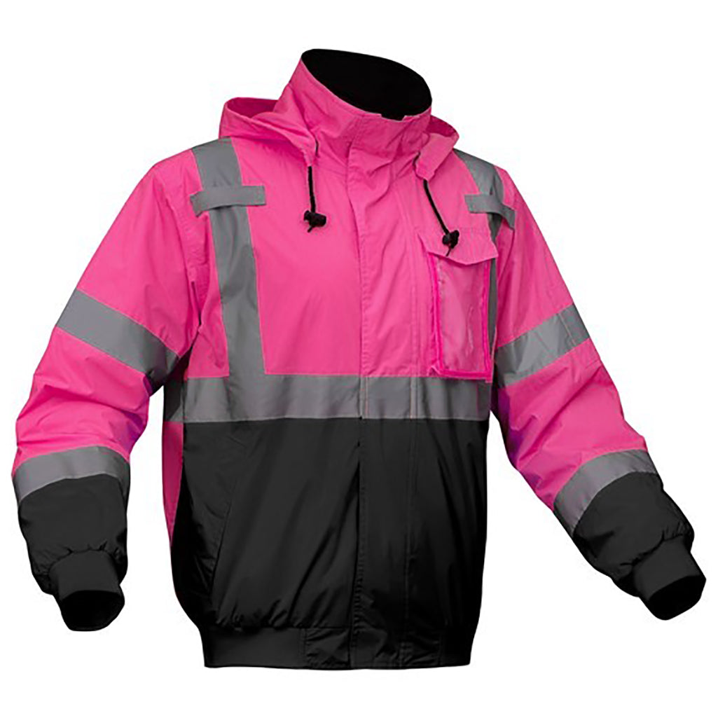 Pink Safety Jackets - GSS Safety - Insulated Bomber