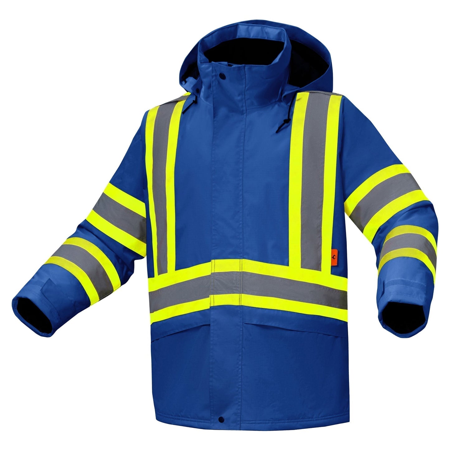Blue Safety Jacket - GSS Safety - Two-Tone Design